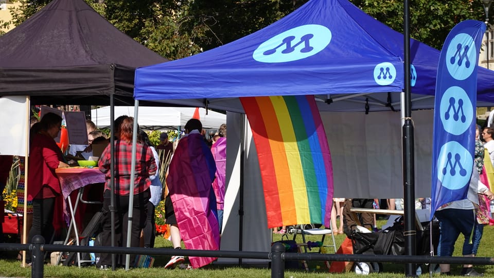 Örnsköldsviks Pride - i praktiken arrangerat av RFSL Västernorrland och inte alls ideellt